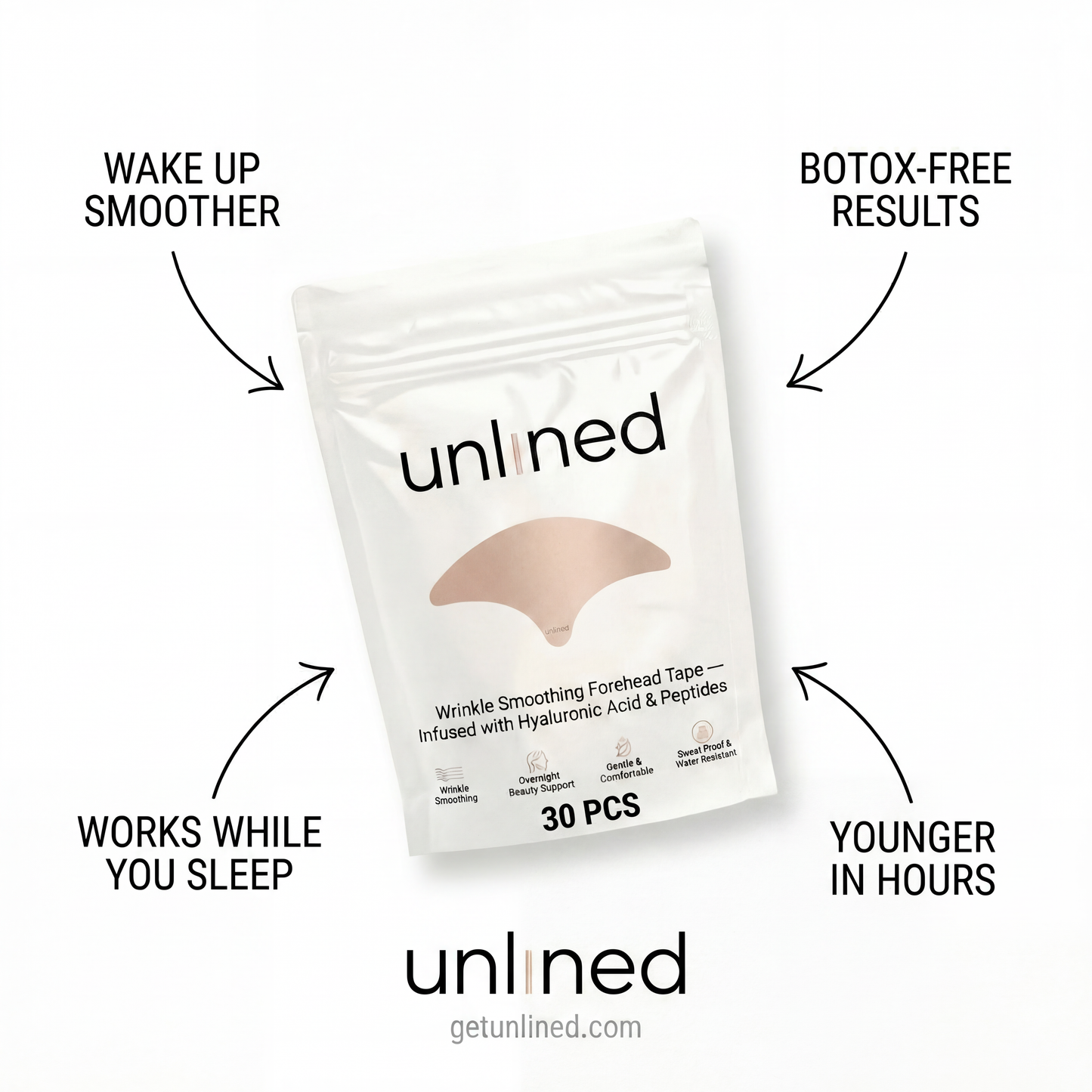 unlined press™ Forehead Wrinkle Tape